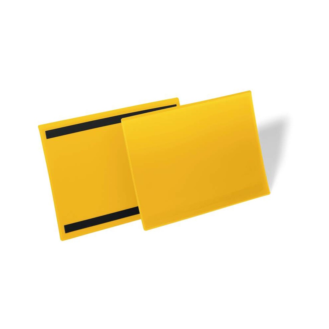 Durable Lagerficka A4L magnetisk Gul 50/fp
