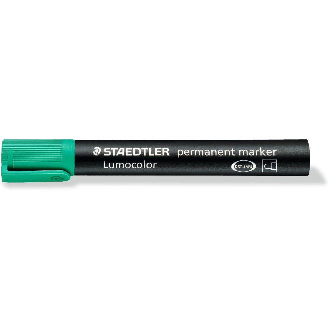Staedtler Märkpenna Lumocolor Rund Spets Grön 10/fp