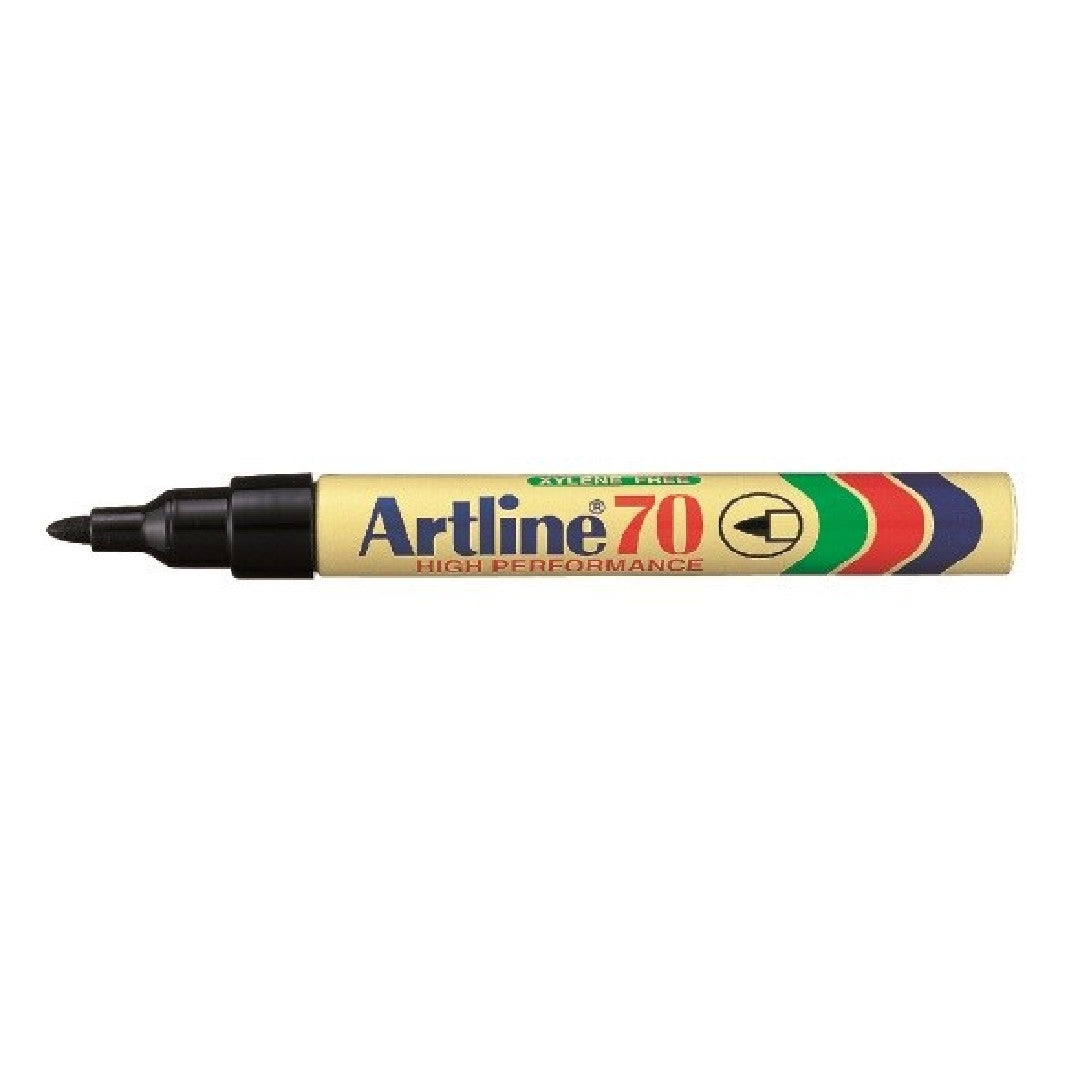 Artline Märkpenna 70 Rund Svart 1.5mm 12/fp