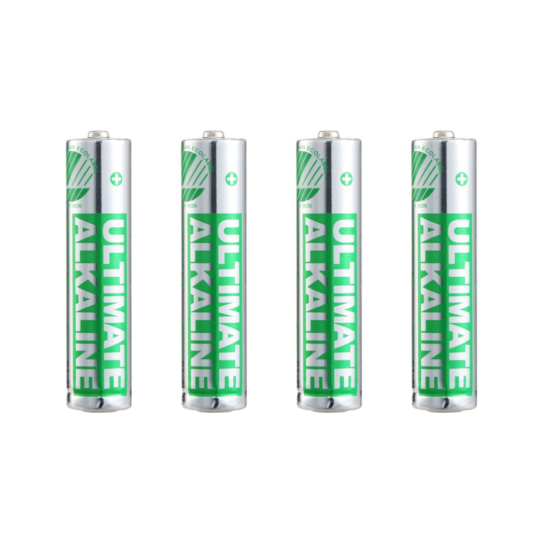 Deltaco Alkaliska Batterier AAA 4/fp