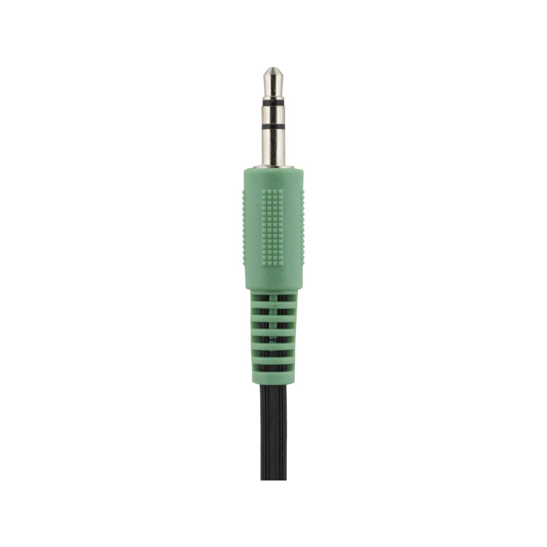 Deltaco Hörlurar HL-51 3,5mm Svart/Guld 2,5m
