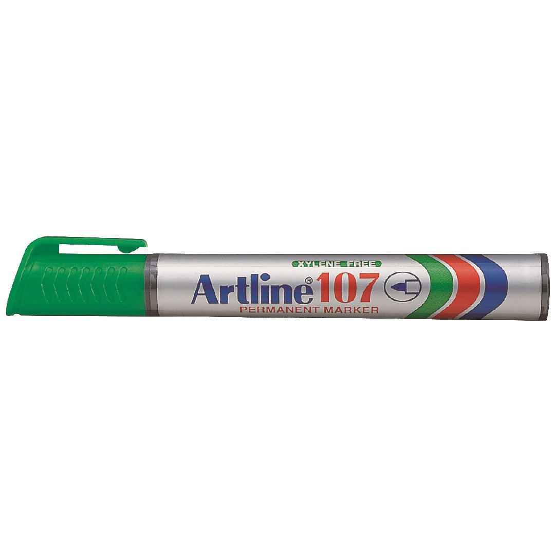 Artline Märkpenna 107 Rund Grön 1.5mm 12/fp