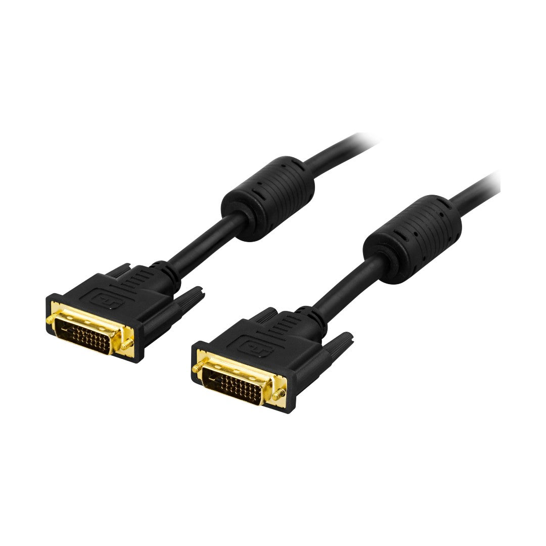 Deltaco DVI-D Kabel 1m