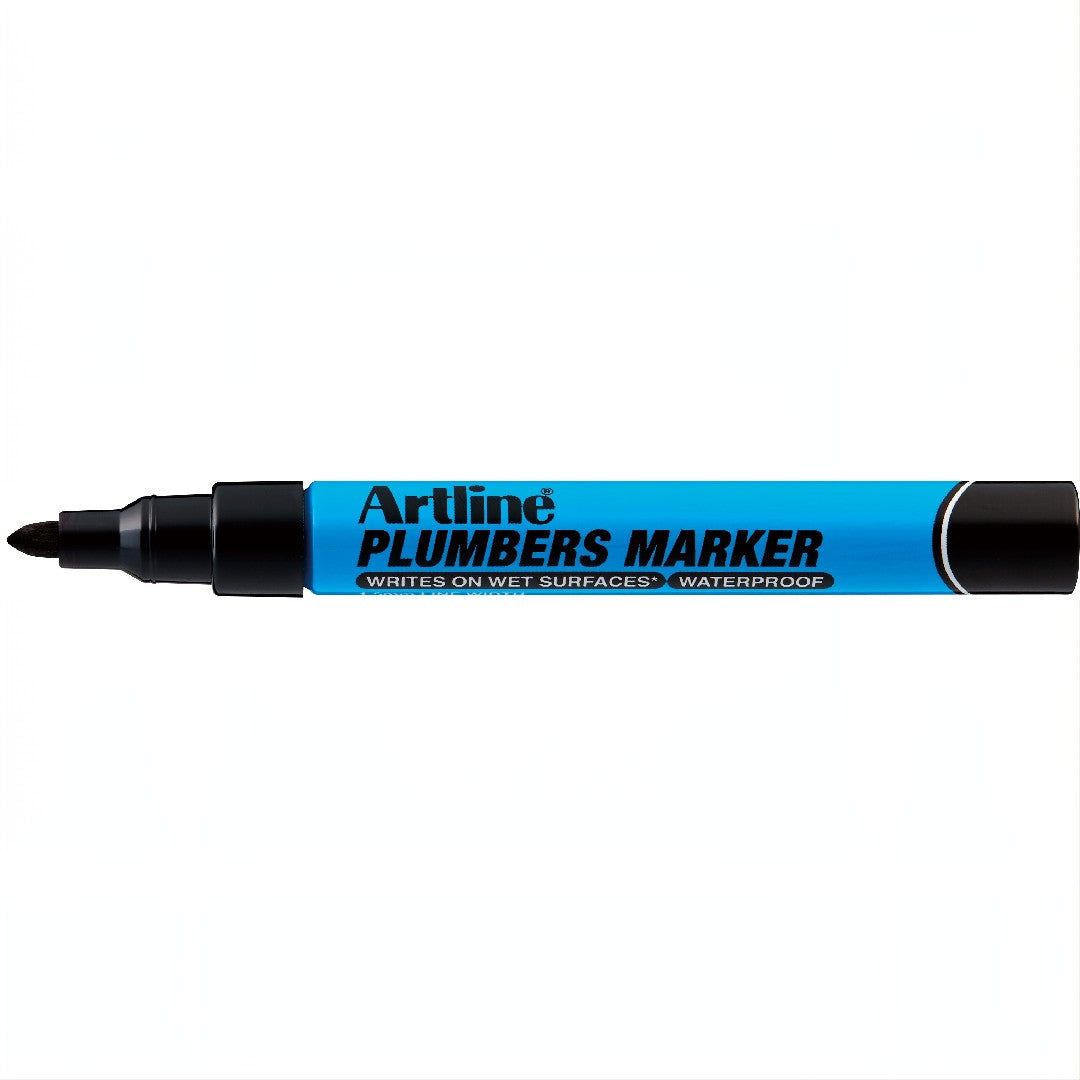Artline Plumbers Marker Svart 12/fp