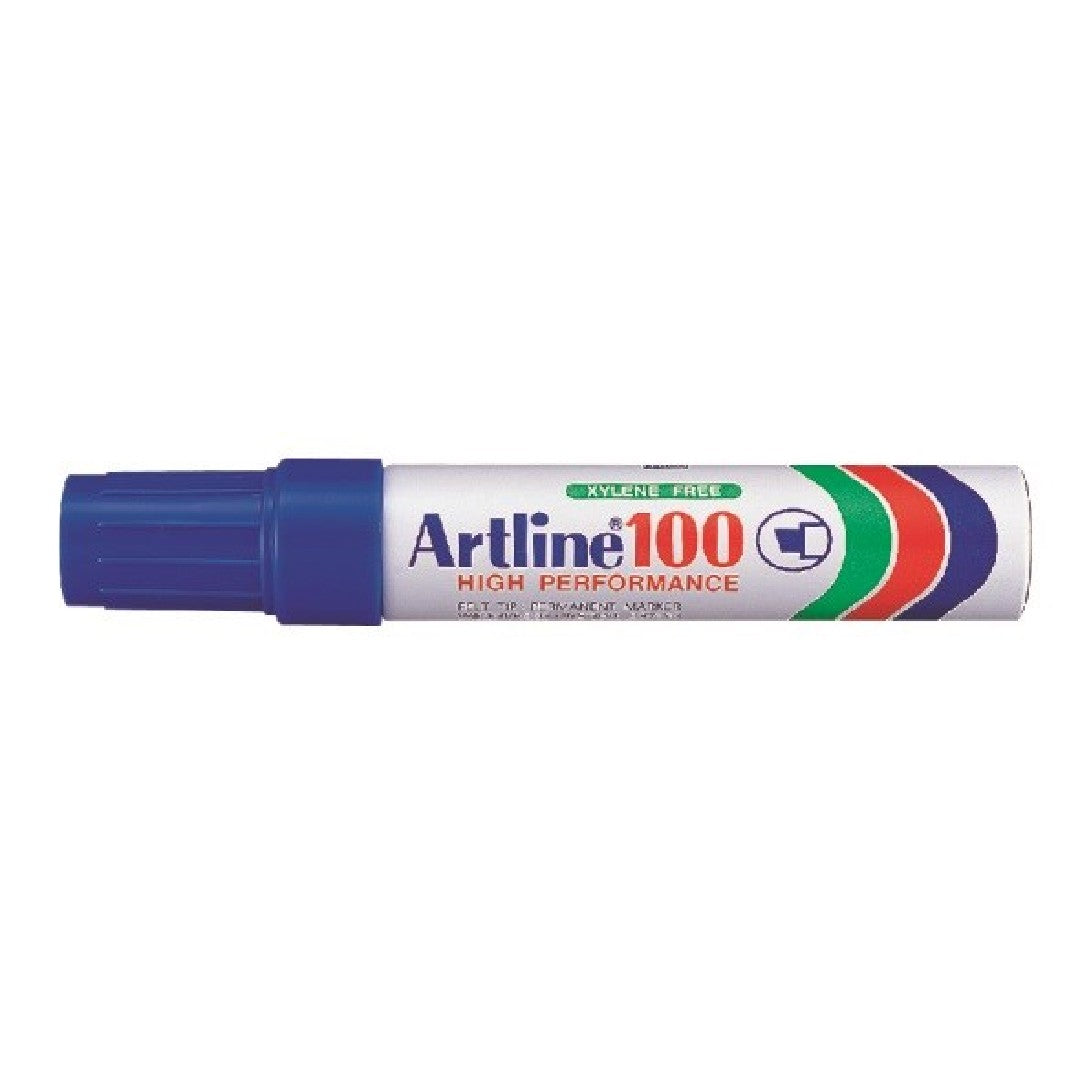 Artline Märkpenna 100 Skuren Blå 7–12mm 6/fp