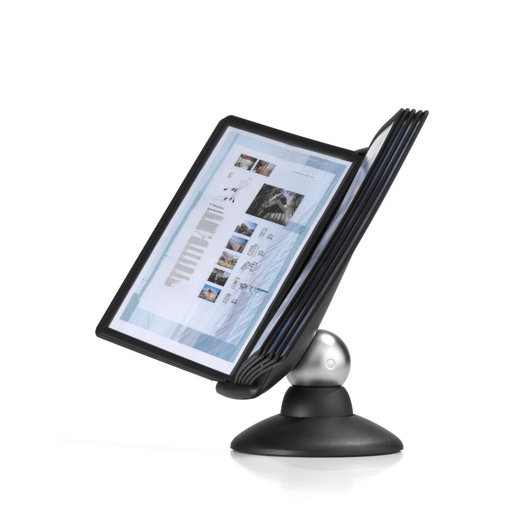Durable Bordställ Sherpa Motion A4 med 10 ramar svart