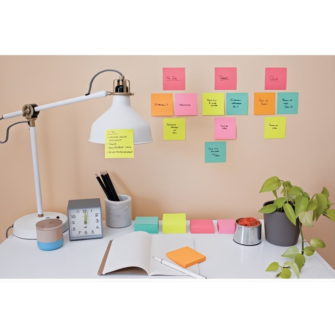 Post-it Notes Super Sticky Cosmi 47,6x47,6mm 12/fp