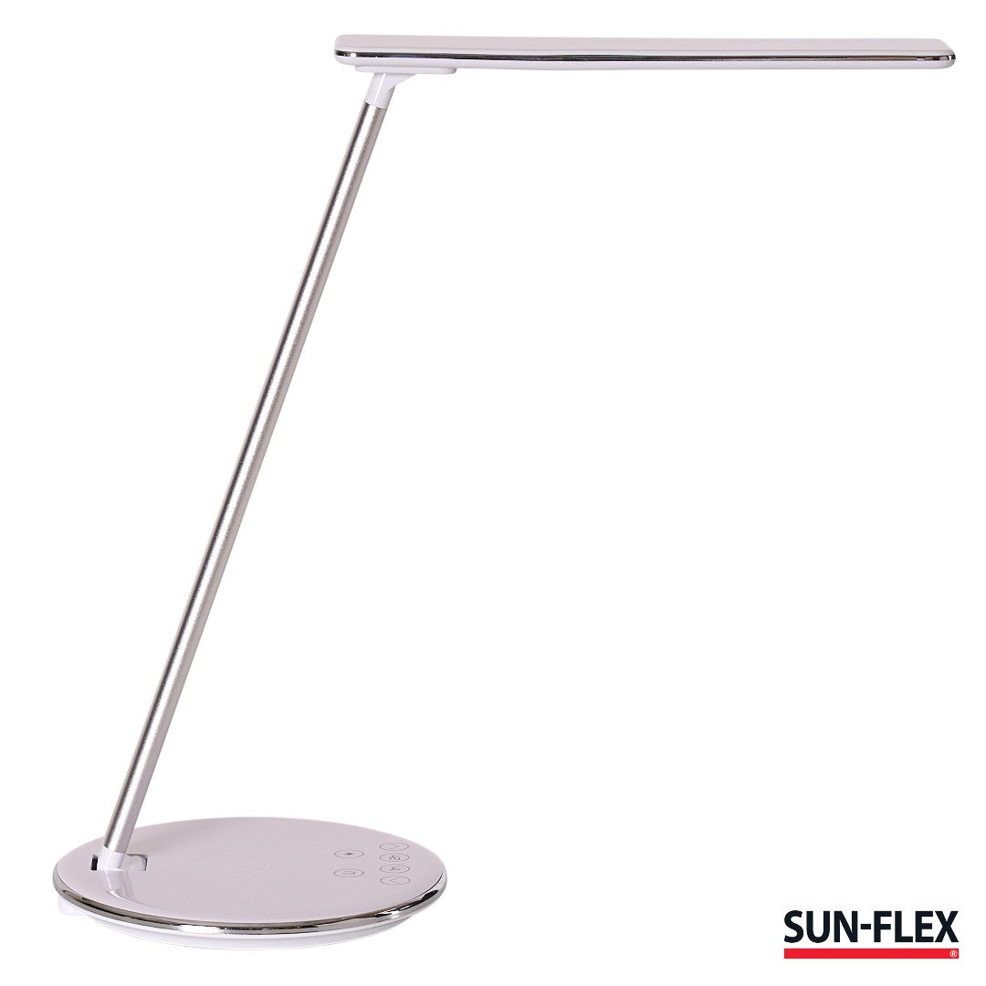 Sun-Flex Qlite LED-lampa med QI-laddare, Crystal White