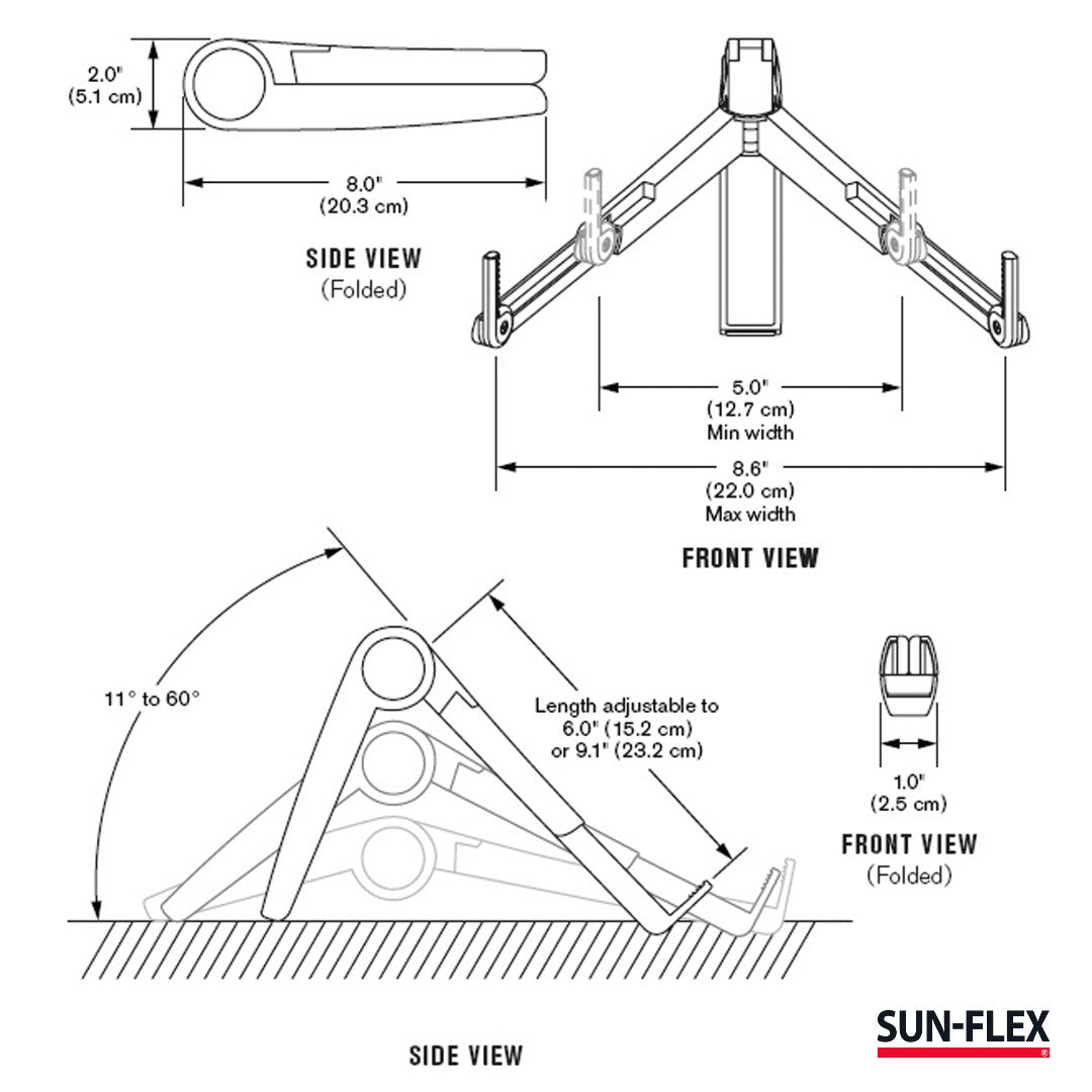 Sun-Flex GravityStand Laptopstativ