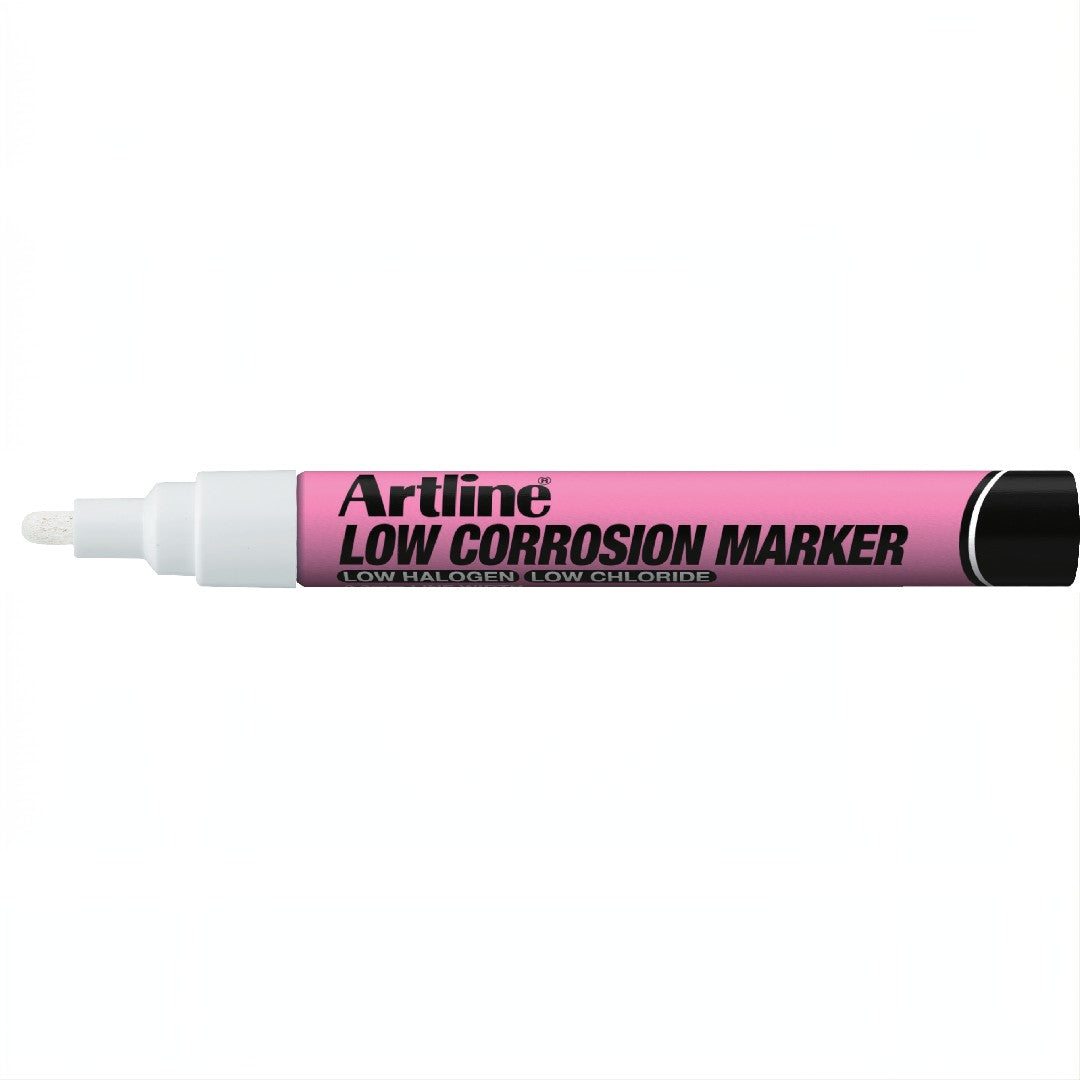 Artline Märkpenna Low Corrosion Rund Spets Vit (EK420) 12/fp