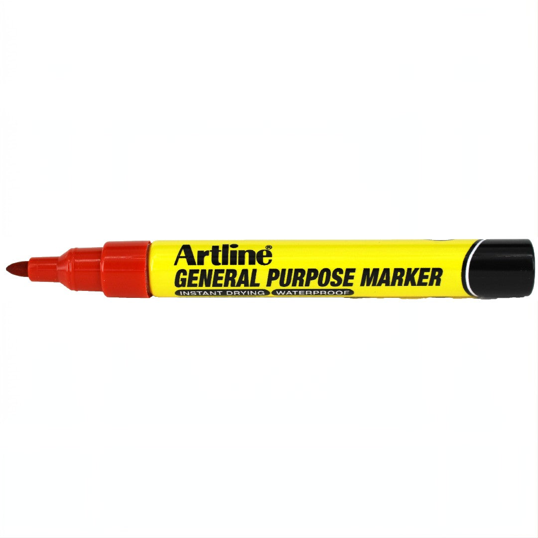 Artline General Purpose Permanent Märkpenna 1.5mm Röd 12/fp