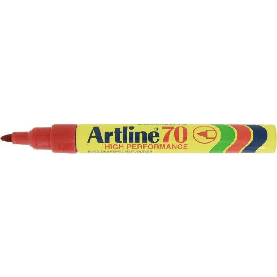 Artline Märkpenna 70 Rund Röd 1.5mm 12/fp
