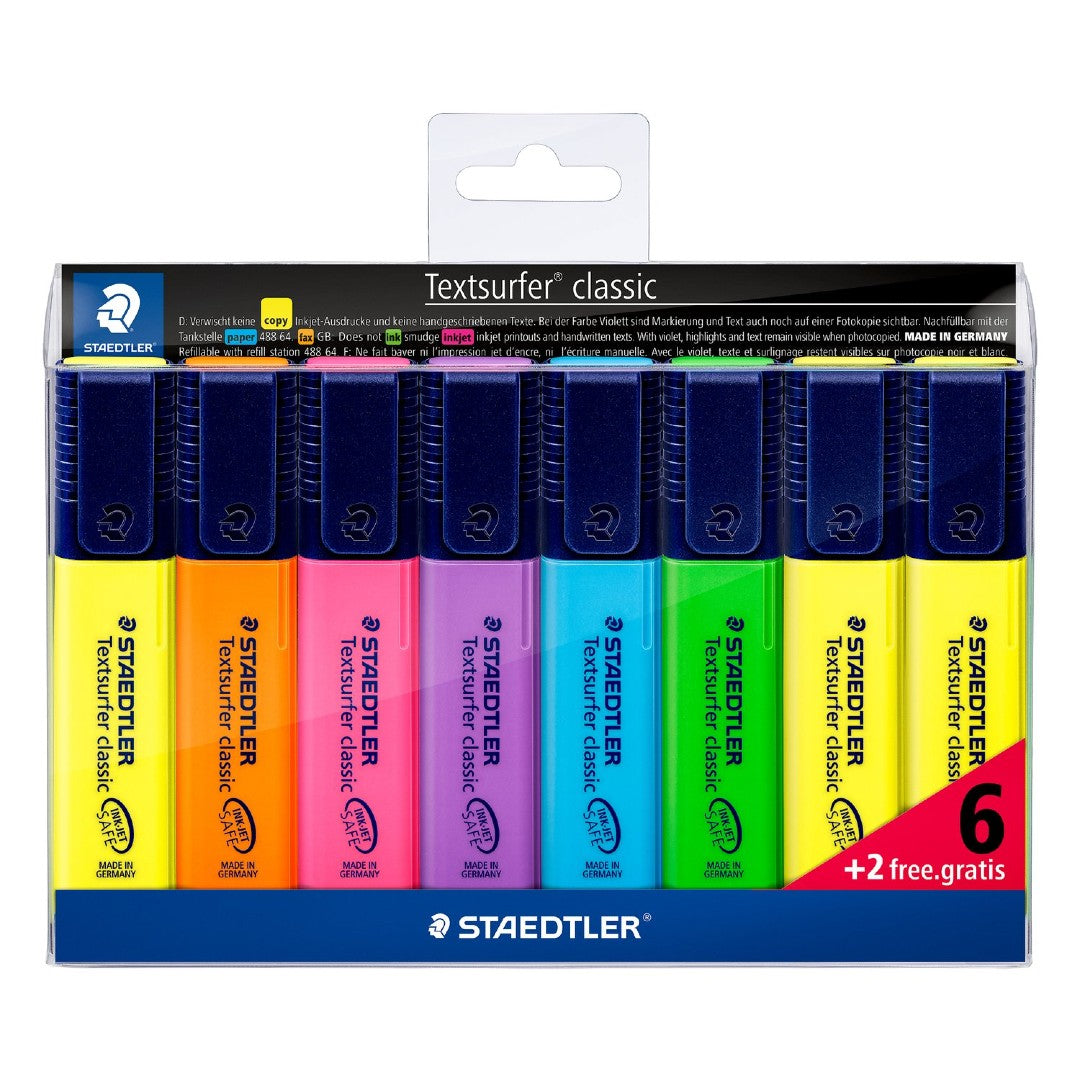 Staedtler Överstrykningspenna Textsurfer Ass 8/fp