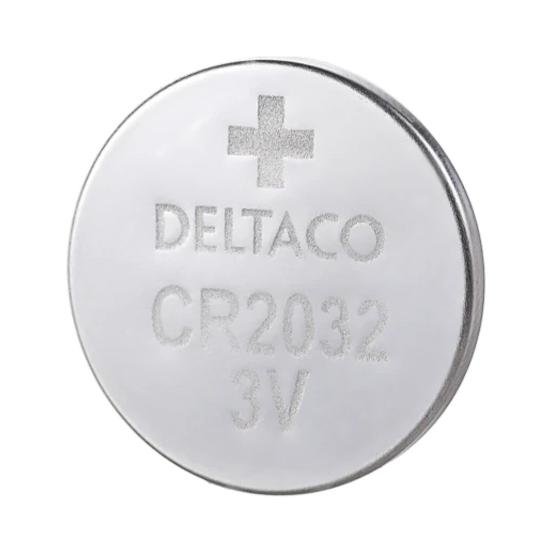 Deltaco Knappcellsbatteri CR2032 10/fp