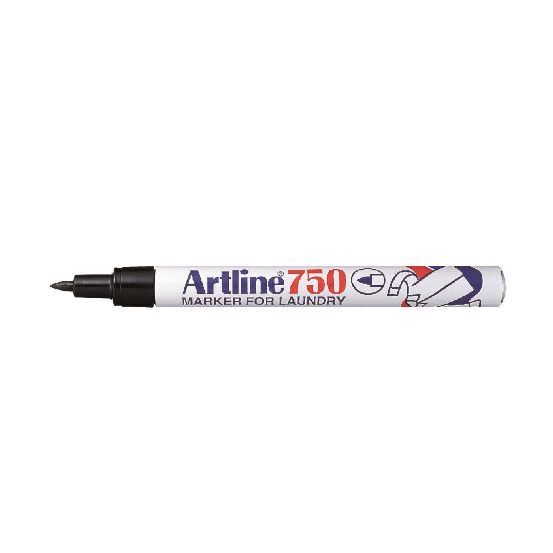 Artline 750 Textilpenna Rund Svart