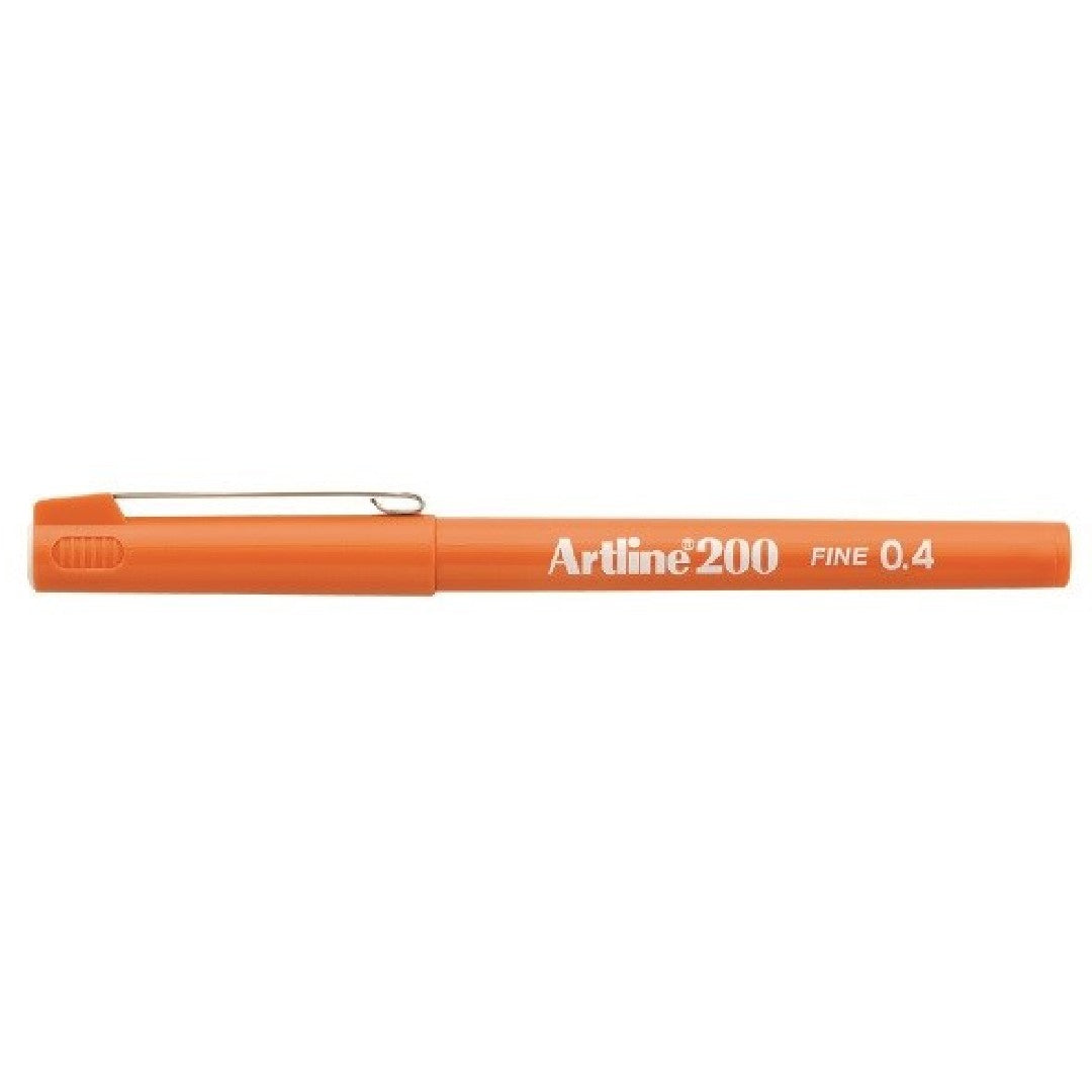Artline Fineliner 200 Fine 0,4mm Orange 12/fp