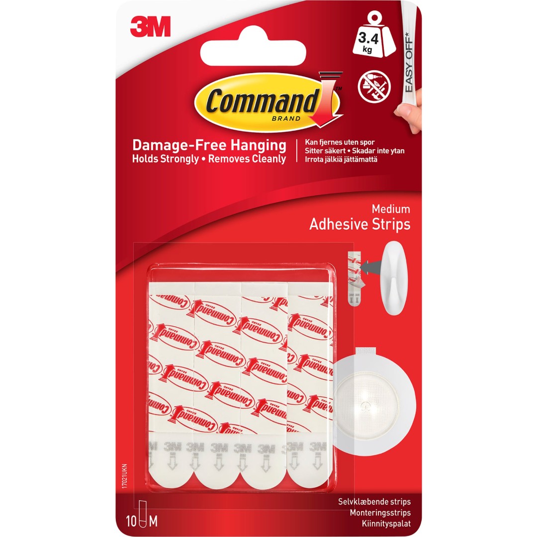 Command Monteringsstrips Medium 10/fp