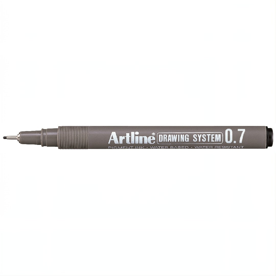 Artline EK237 Fineliner 0,7mm Svart 12/fp