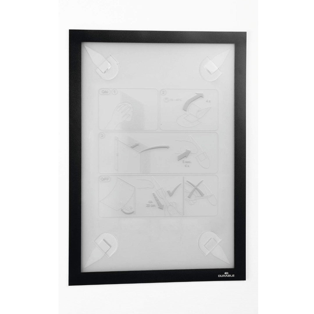 Durable Magnetram Duraframe Tapet A4 svart