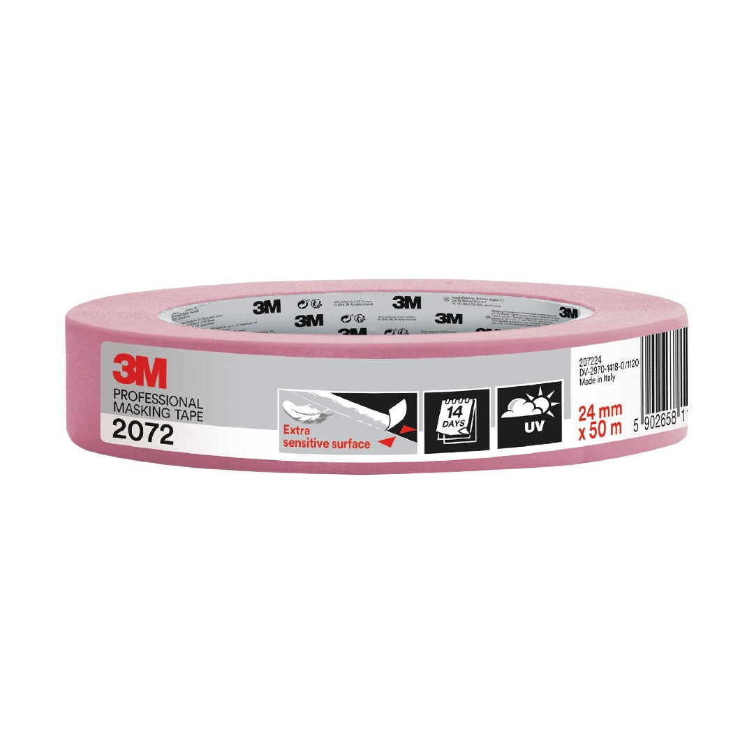 3M Maskeringstejp Scotch 2072, 24mm x 50m 36/fp