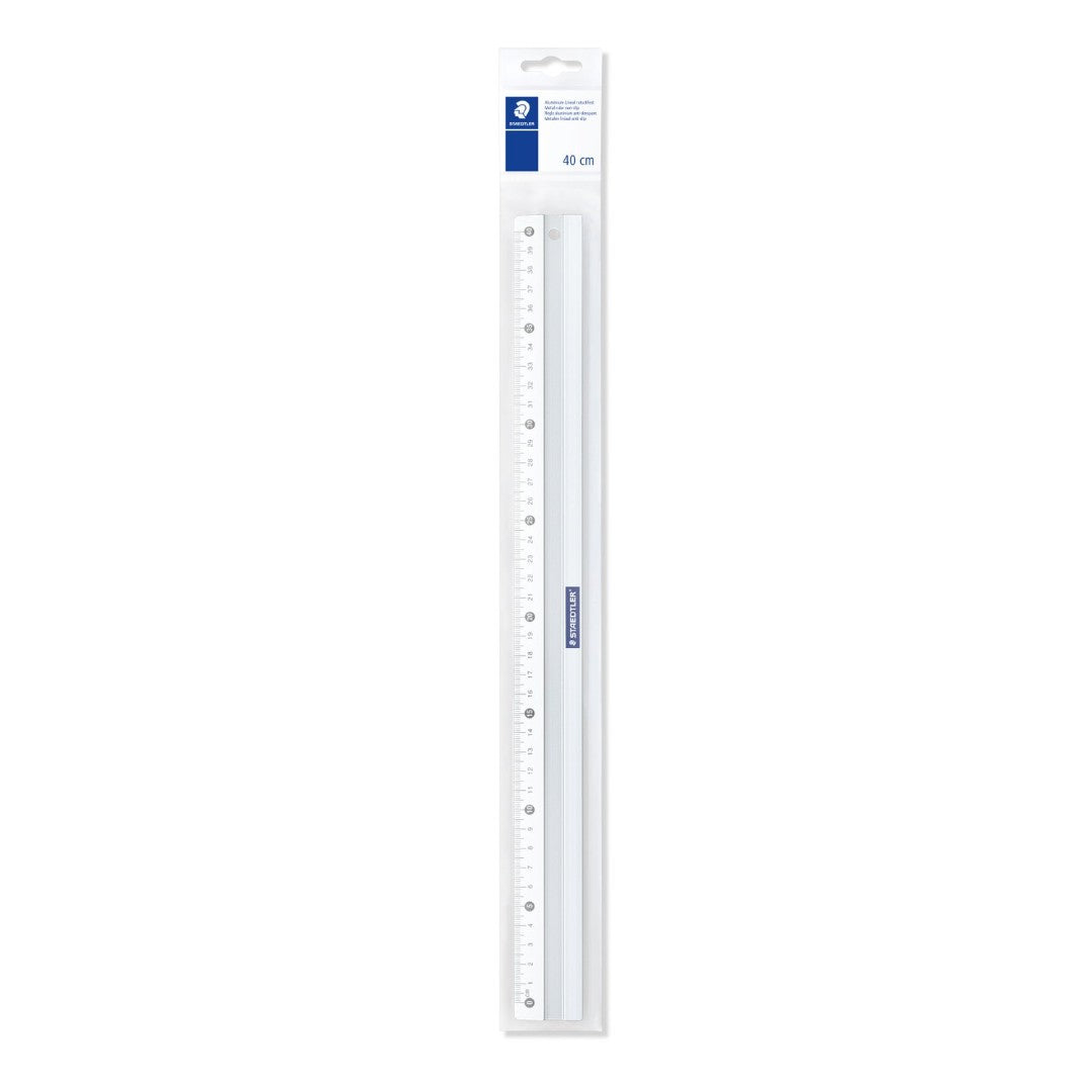Staedtler Linjal Aluminium med Glidstopp 40cm