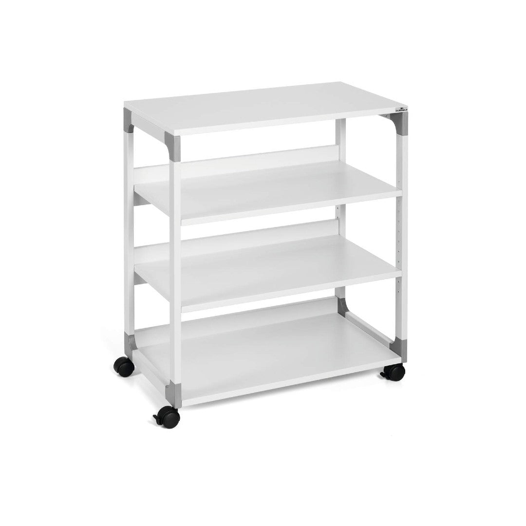 Durable Multifunktionshylla 4 hyllplan med hjul
