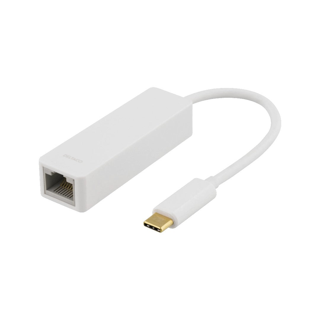 Deltaco Adapter RJ45 till USB-C 3.1 Gigabit