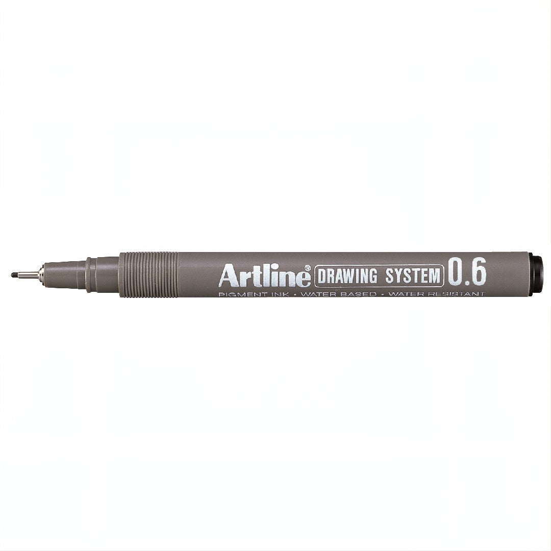 Artline EK236 Fineliner 0,6mm Svart 12/fp