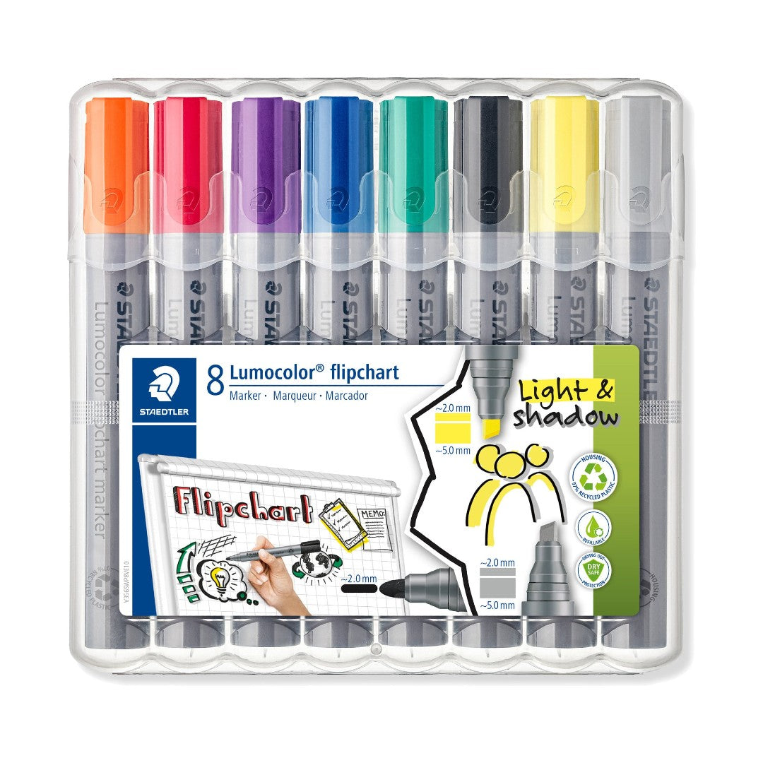 Staedtler Blädderblockspenna Lumocolor 8/fp