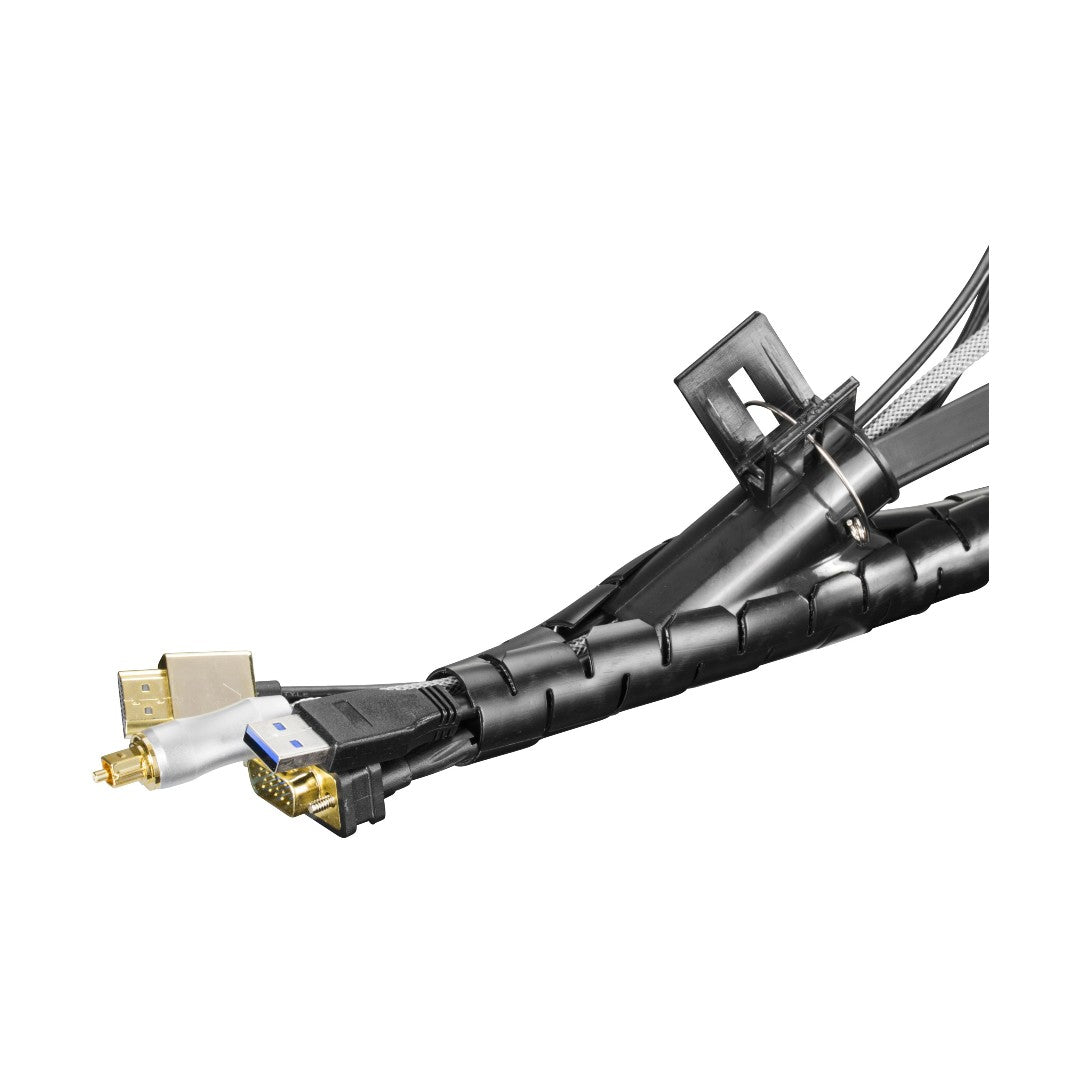 Deltaco Kabelkanal LDR11 5m Svart