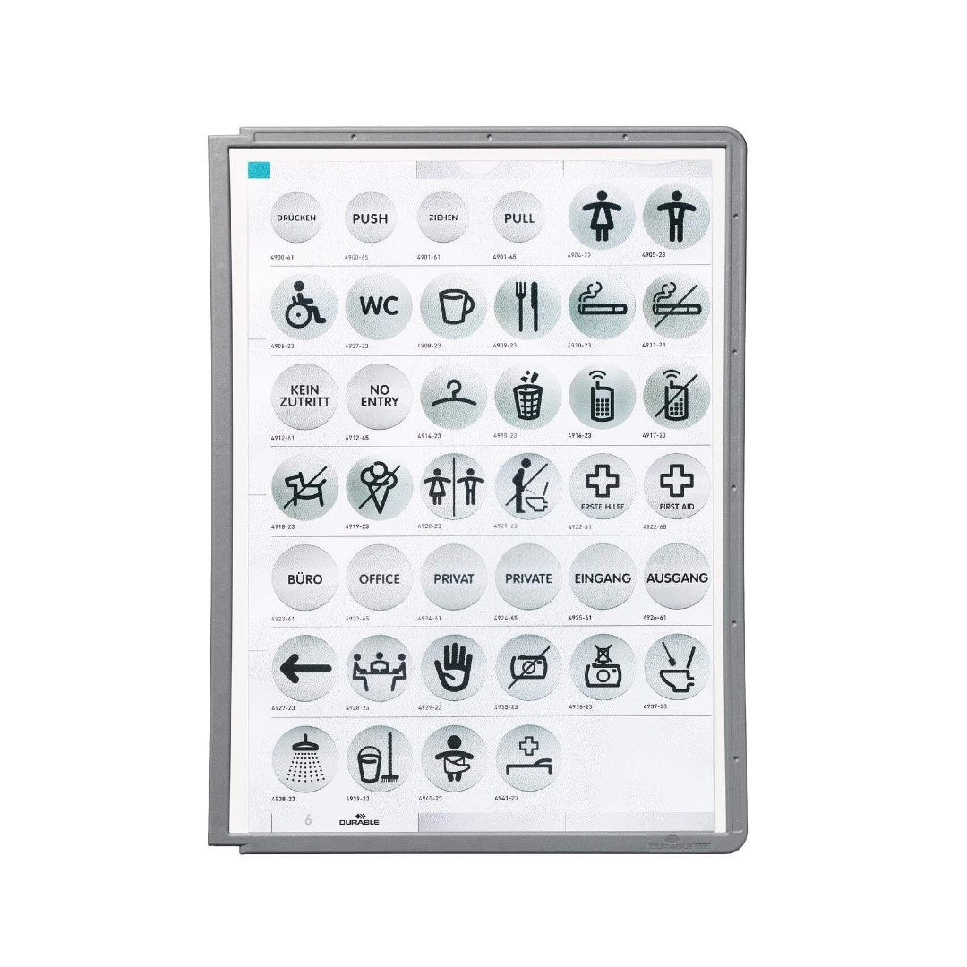 Durable Panel Sherpa A4 grafitgrå