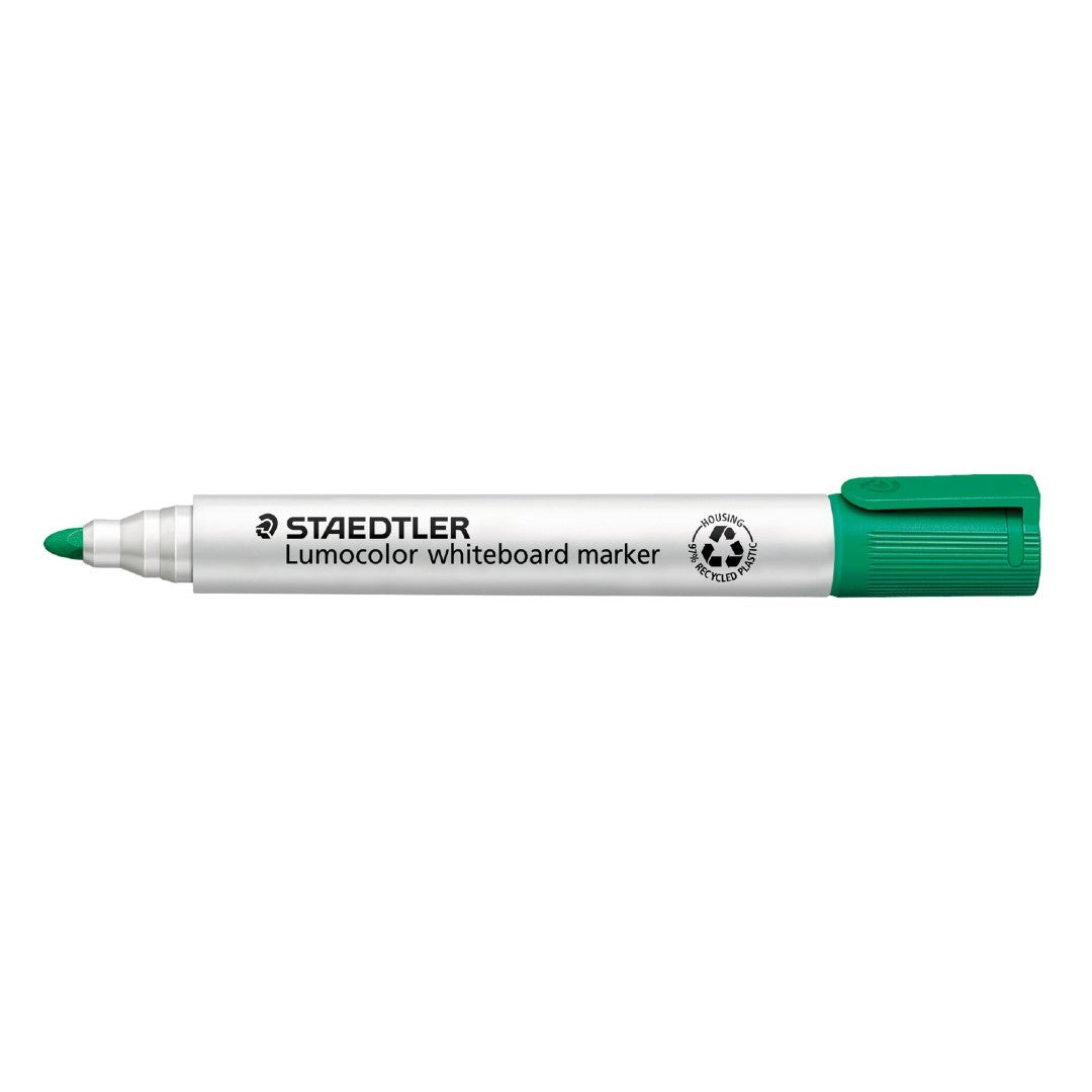 Staedtler Whiteboardpenna Lumocolor 2mm Grön 10/fp