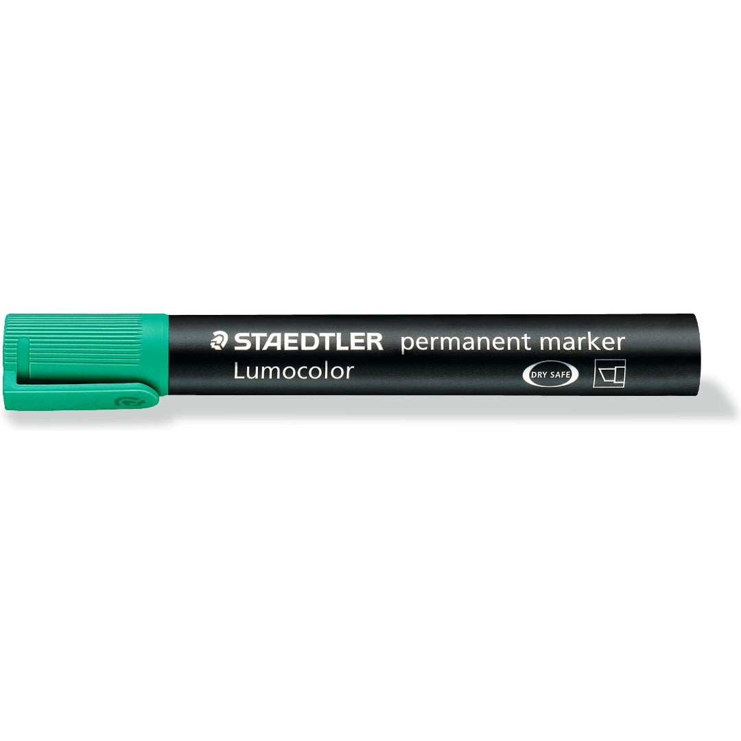 Staedtler Märkpenna Lumocolor Snedskuren Spets Grön 10/fp