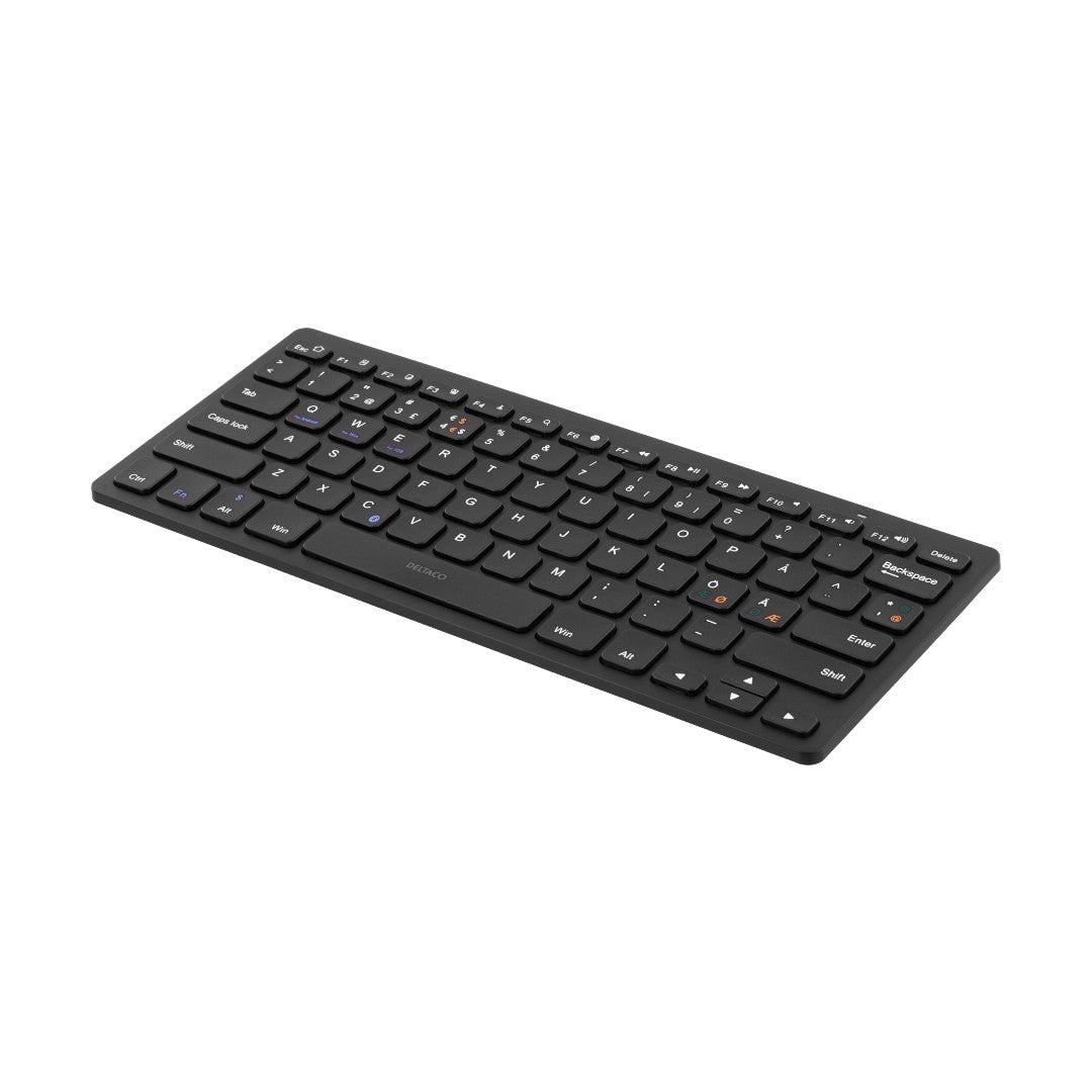 Deltaco Mini Trådlöst Tangentbord Bluetooth Svart