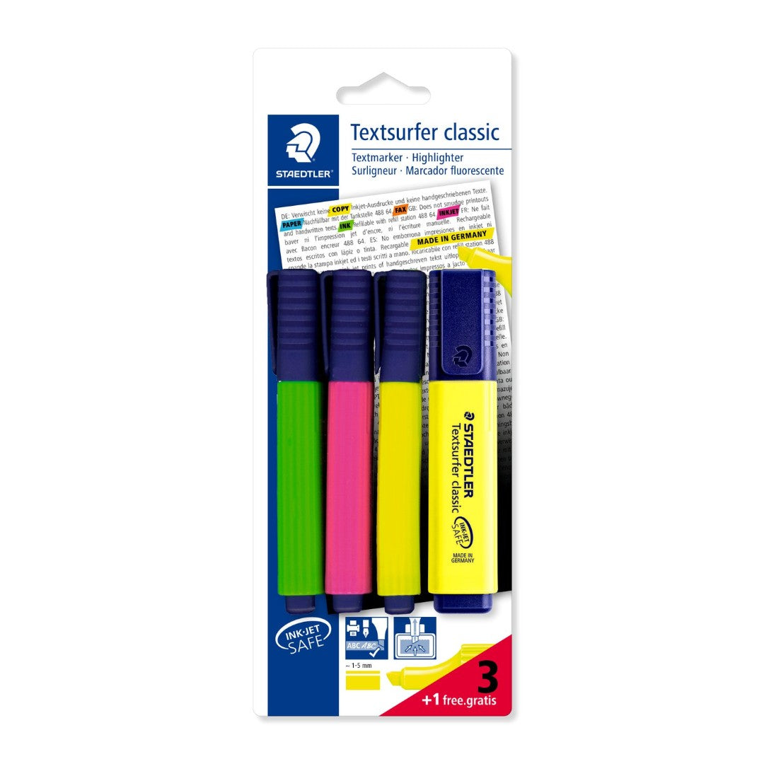 Staedtler Överstrykningspenna Textsurfer Ass (4/fp)