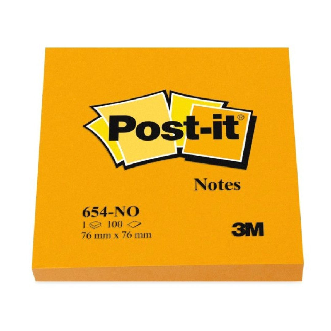 Post-it Notes Orange 76x76mm 6/fp