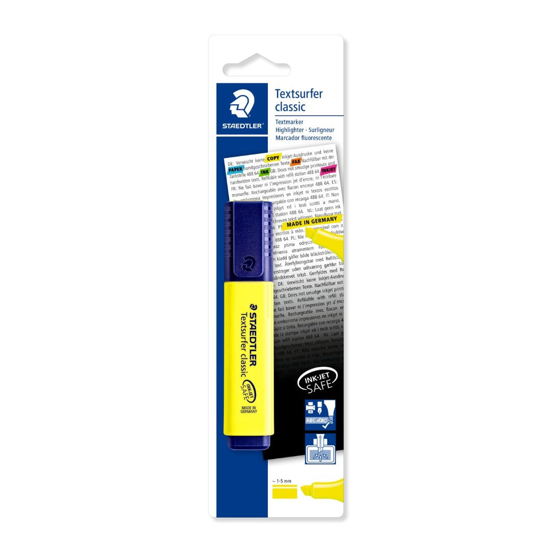 Staedtler Överstrykningspenna Textsurfer Gul Blister 10/fp