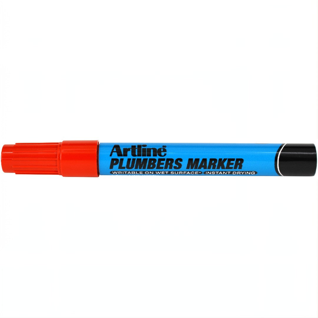 Artline Plumbers Marker Röd 12/fp
