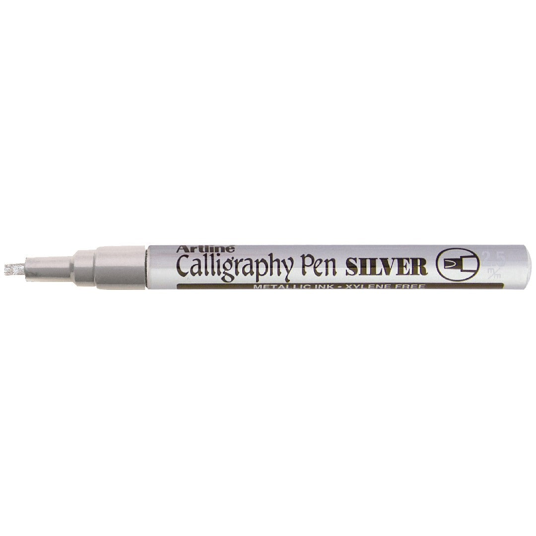 Artline Märkpenna Kalligrafi Metallic Silver 2,5mm