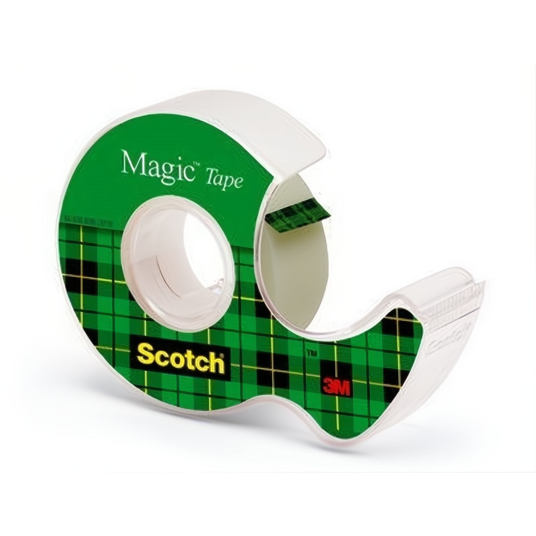 Scotch Dokumenttejp Magic 810 med Hållare 19mm x 7,5m 12/fp