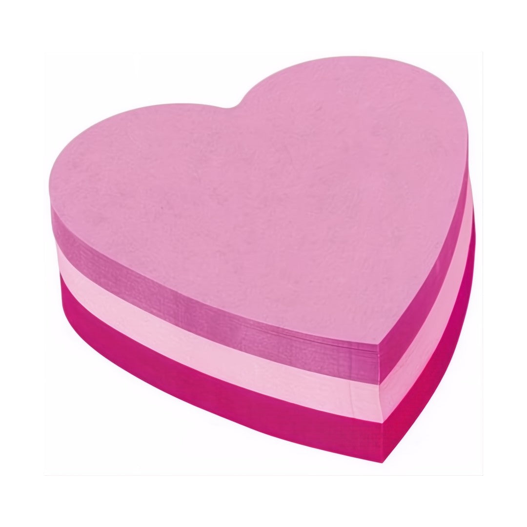Post-It Hjärtformade Notisar, 3 Färger, 225 Blad 3/fp