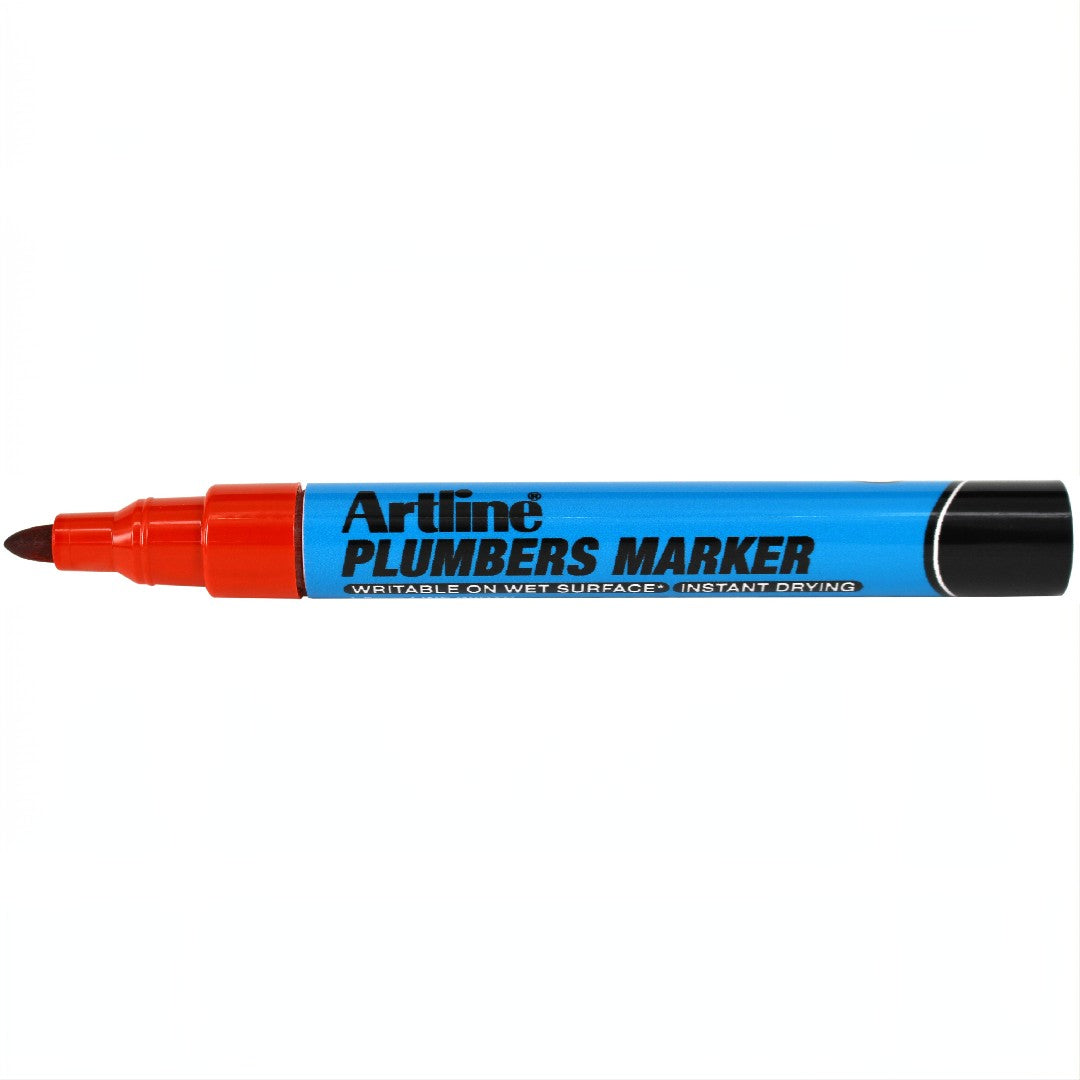 Artline Plumbers Marker Röd 12/fp