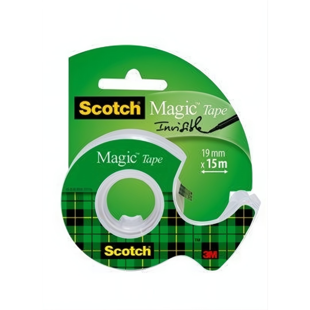 Scotch Dokumenttejp 19mm x 15m med Hållare 12/fp
