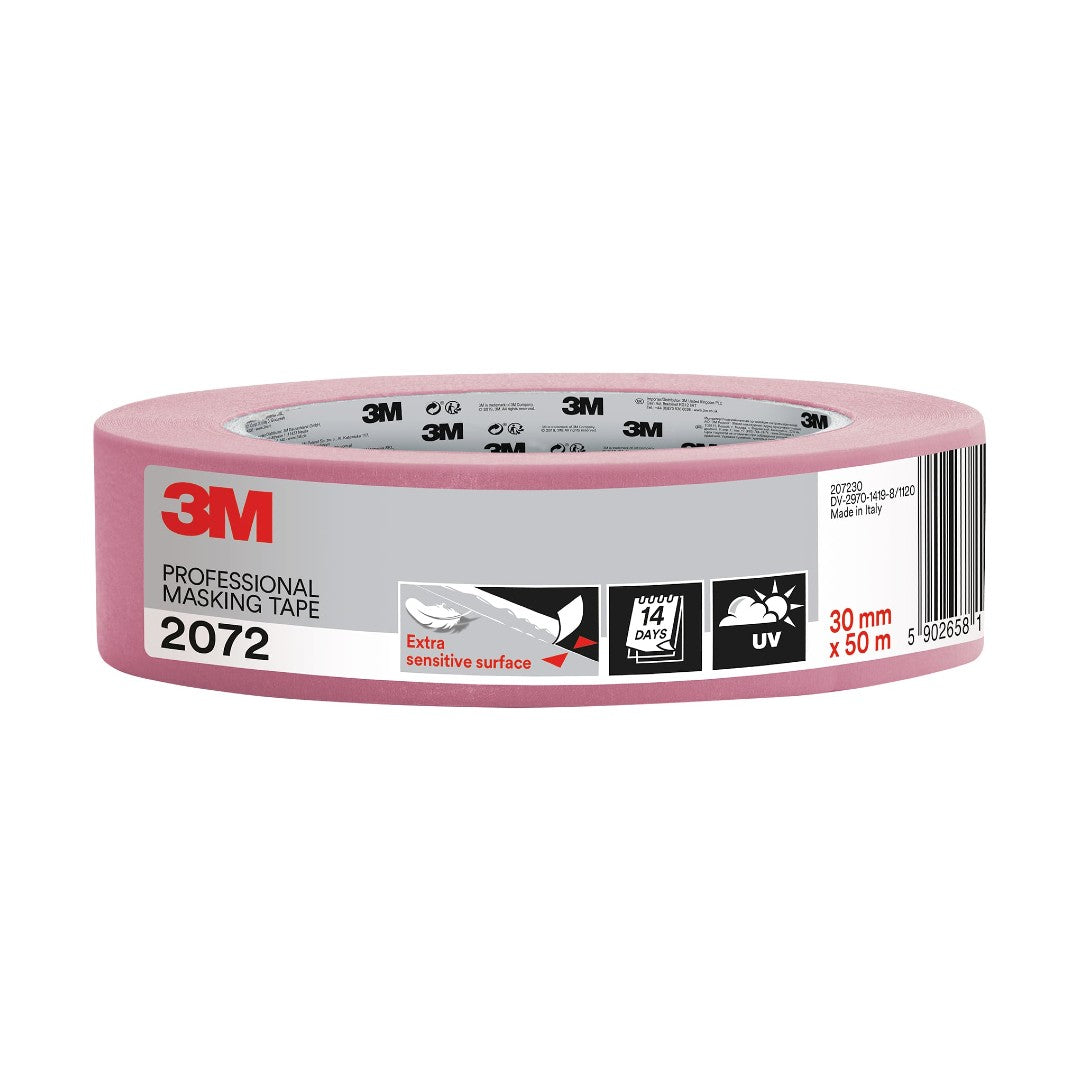 3M Maskeringstejp Scotch 2072, 30mm x 50m 32/fp