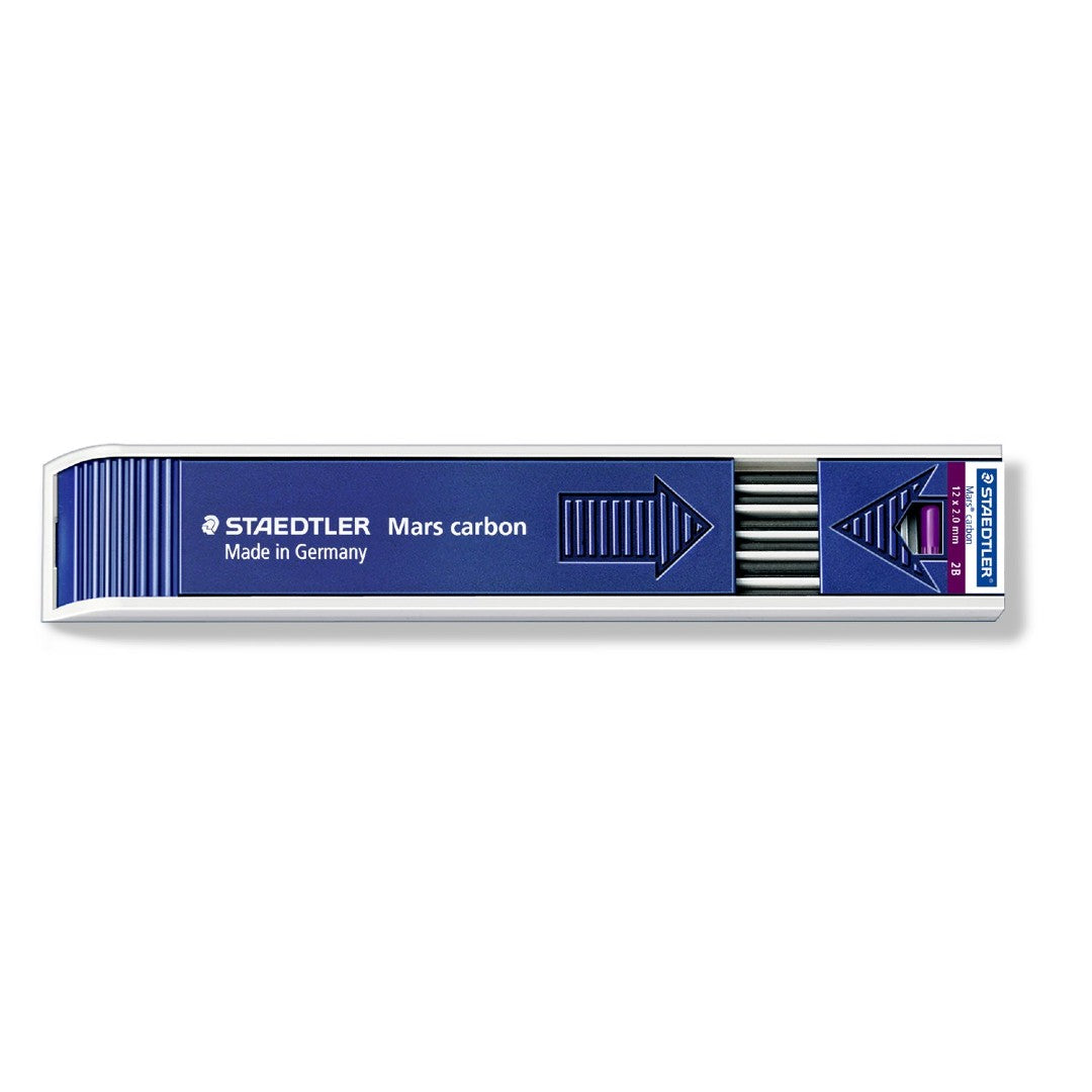 Staedtler Blyertsreservstift Mars Carbon 2,0mm 2B 144 stifter, 12 askar