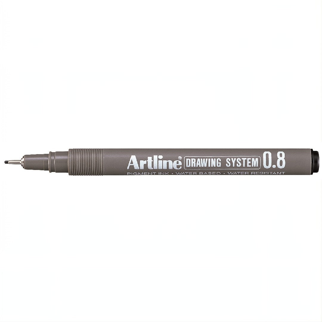 Artline EK238 Fineliner 0,8mm Svart 12/fp