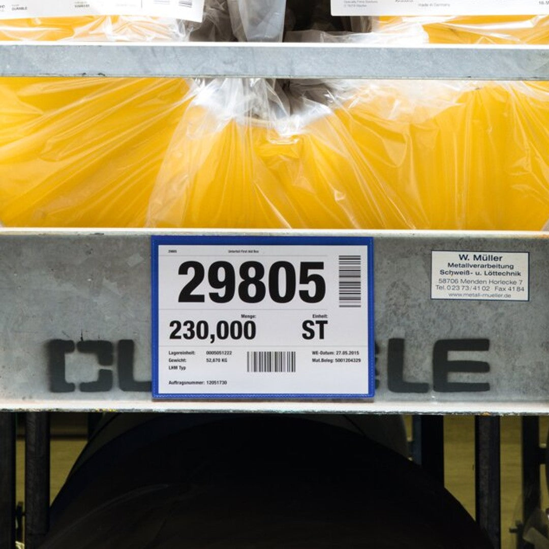 Durable Lagerficka Magnetisk A5L Blå 50/fp
