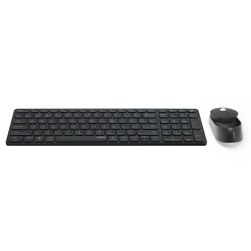 Rapoo 9750M Multi-Mode Trådlöst Tangentbord och Mus