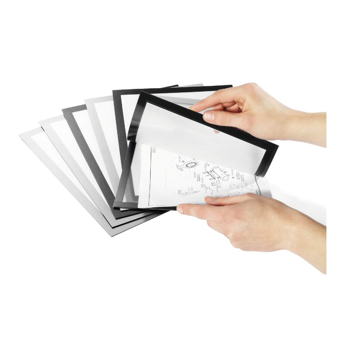 Durable Duraframe Magnetisk A4 Plus, svart 2/fp
