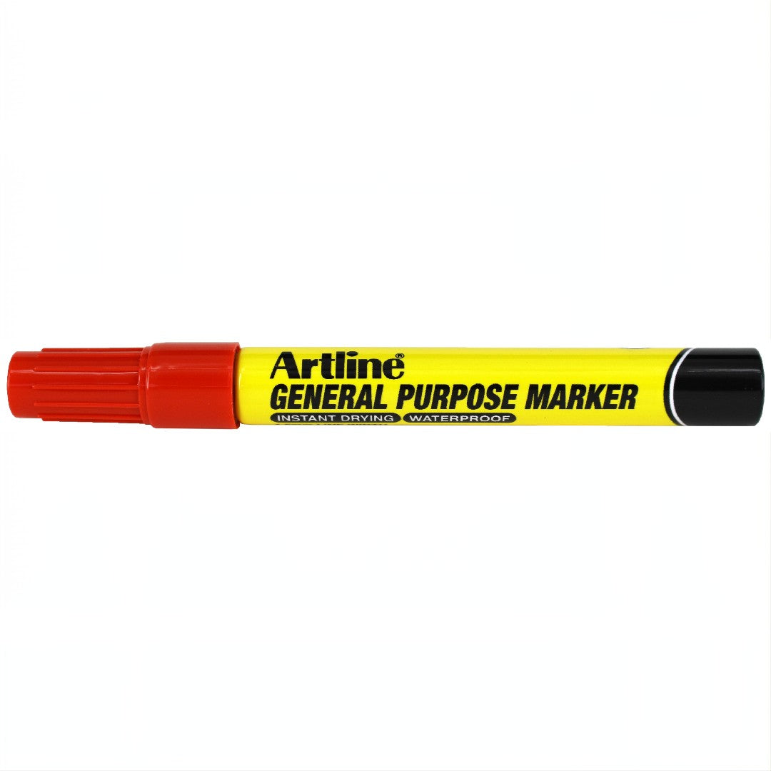 Artline General Purpose Permanent Märkpenna 1.5mm Röd 12/fp